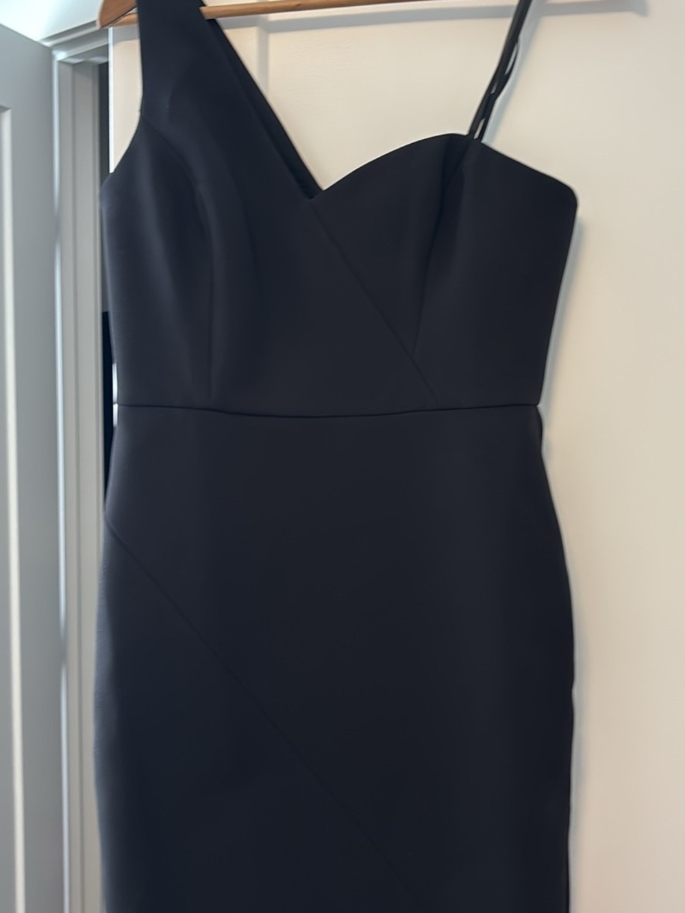 BCBG Black One-Shoulder Dress